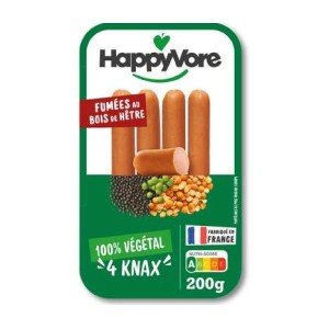 Knax végétales & gourmandes, Happyvore (x4, 200 g)