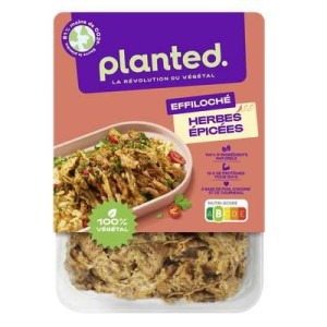 Effiloché végétal "Pulled-plant" aux herbes épicées, Planted (160 g)