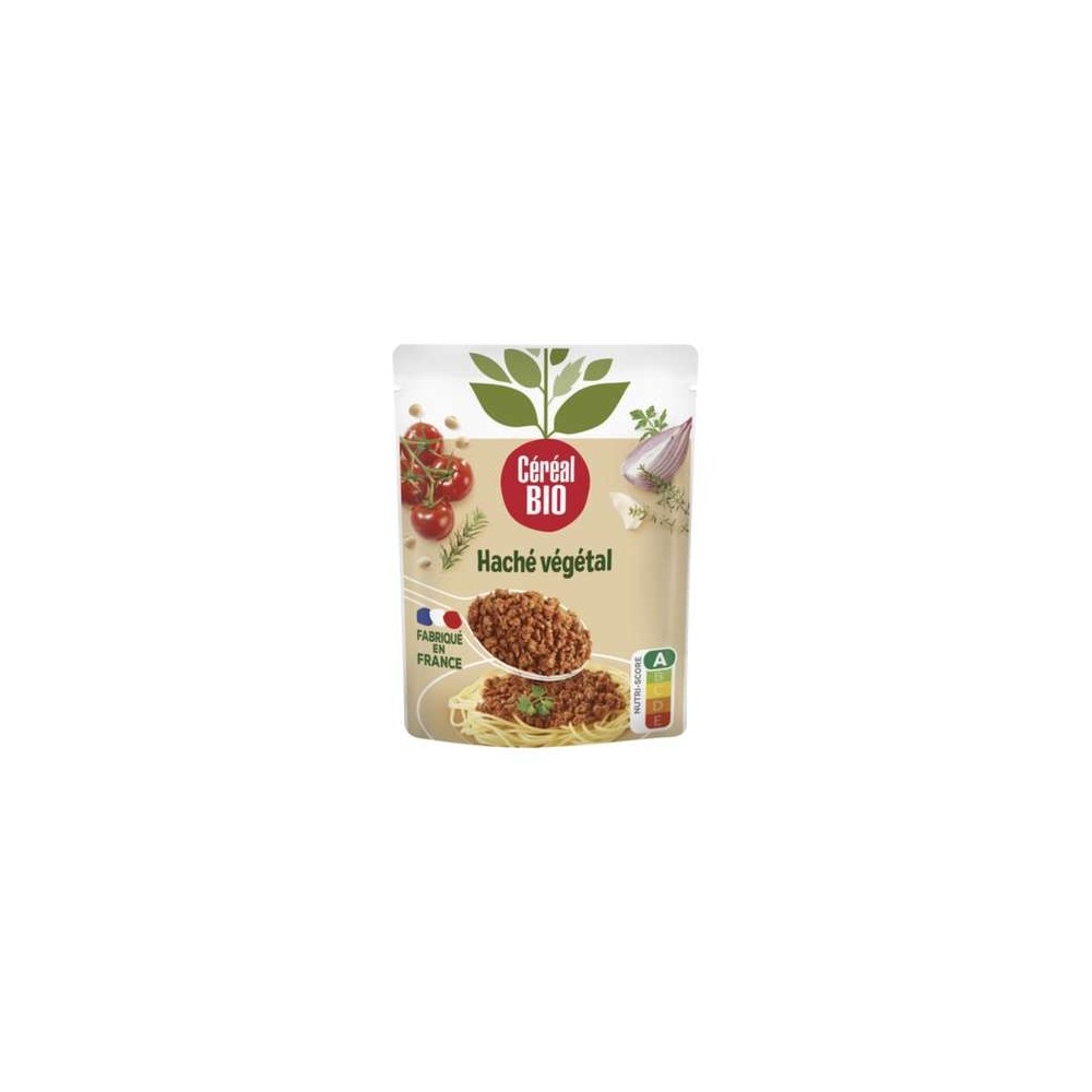 Haché végétal façon Bolognaise au soja, Céréal Bio (250 g)