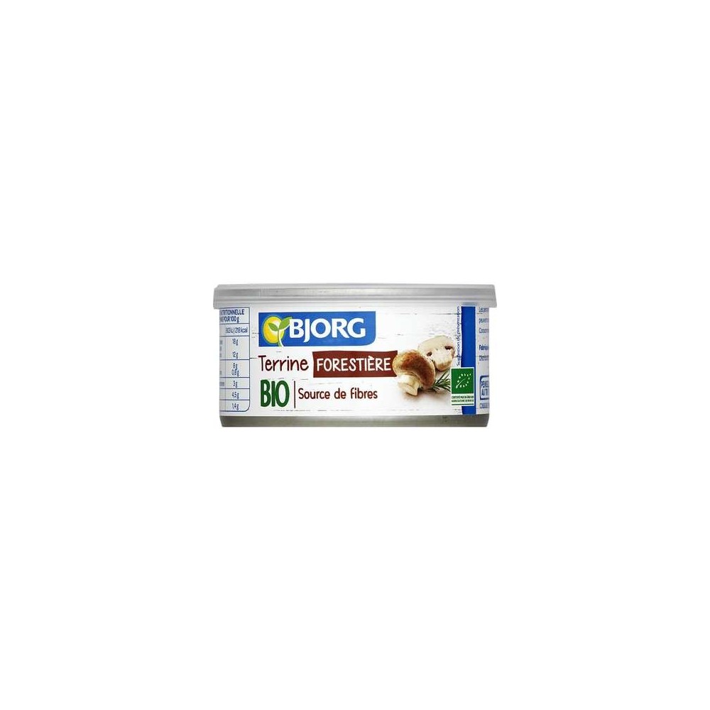 Terrine forestière BIO, Bjorg (125 g)