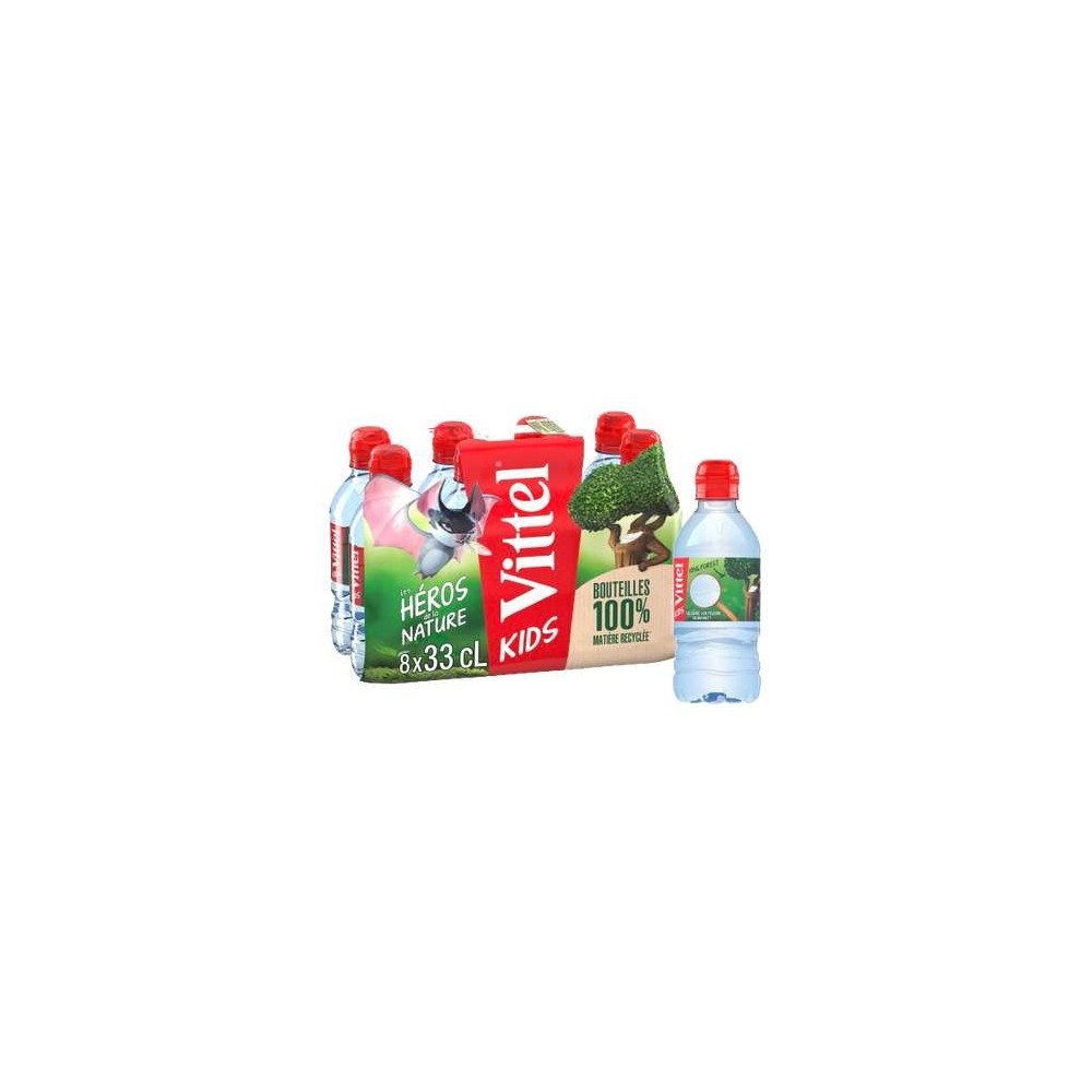Pack Vittel bouchon sport (8 x 33 cl)