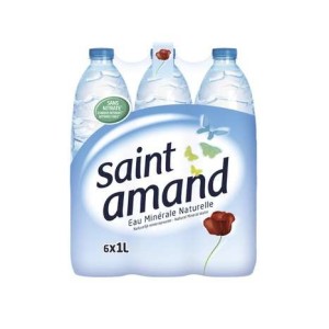 Eau minérale, St Amand (1 l x 6)