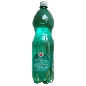 Eau minérale gazeuse extra pétillante, U (50 cl)