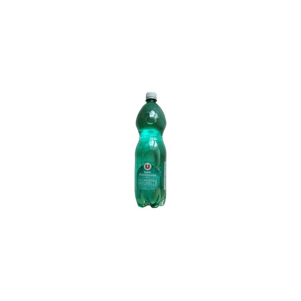 Eau minérale gazeuse extra pétillante, U (50 cl)