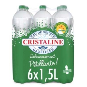 Pack de Cristaline pétillante (6 x 1.5 L)