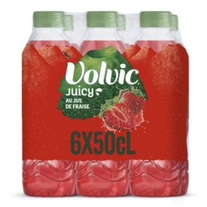 Pack de Volvic Juicy Fraise (6 x 50 cl)