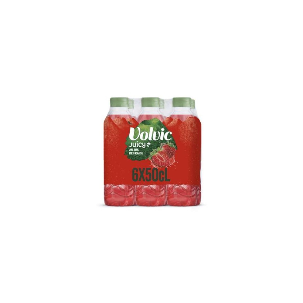 Pack de Volvic Juicy Fraise (6 x 50 cl)