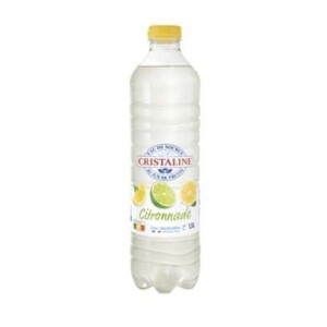Eau aromatisée à la citronnade, Cristaline (1,5 L)
