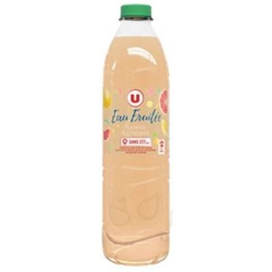 Eau de source aromatisée jus d'agrumes, U (1.5 L)