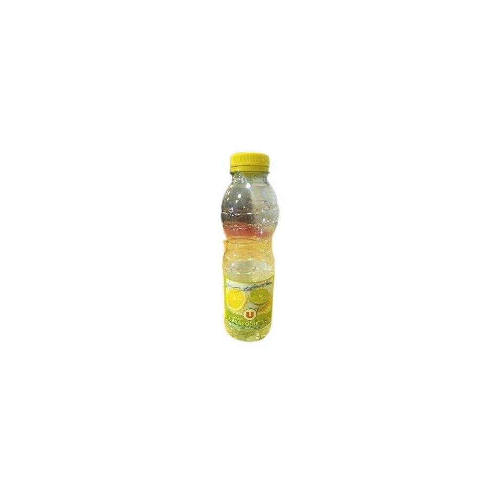 Eau de source aromatisée citron citron vert, U (50 cl)