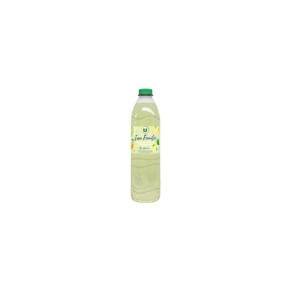 Eau de source aromatisée citron citron vert, U (1.5 l)