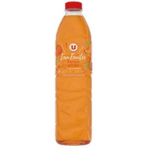 Boisson à base d'eau de source arômatisée au jus de pêche, U (1.5 L)