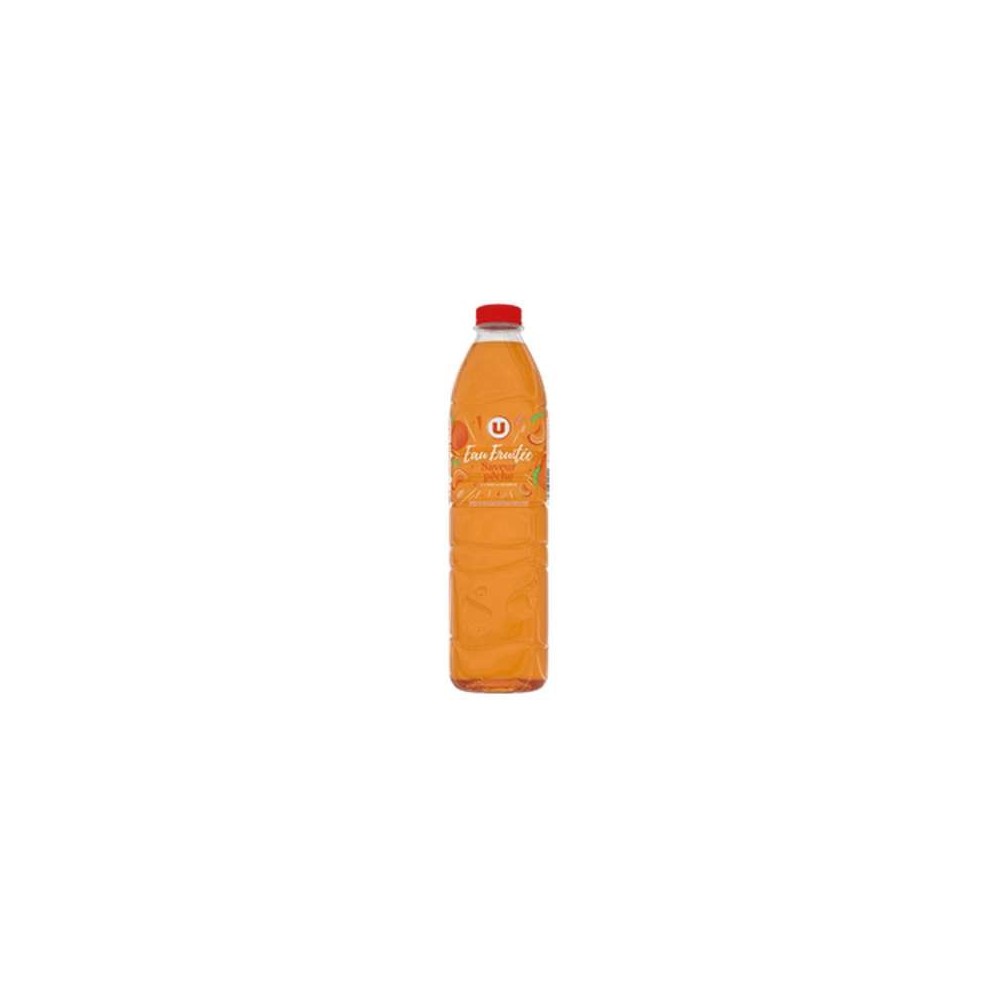 Boisson à base d'eau de source arômatisée au jus de pêche, U (1.5 L)