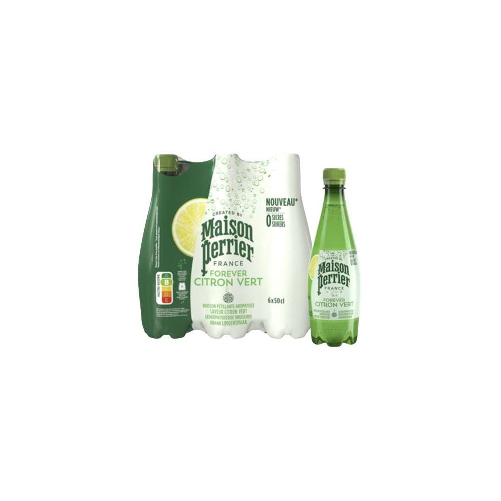 Pack de Forever Citron Vert, Maison Perrier (6 x 50 cl)