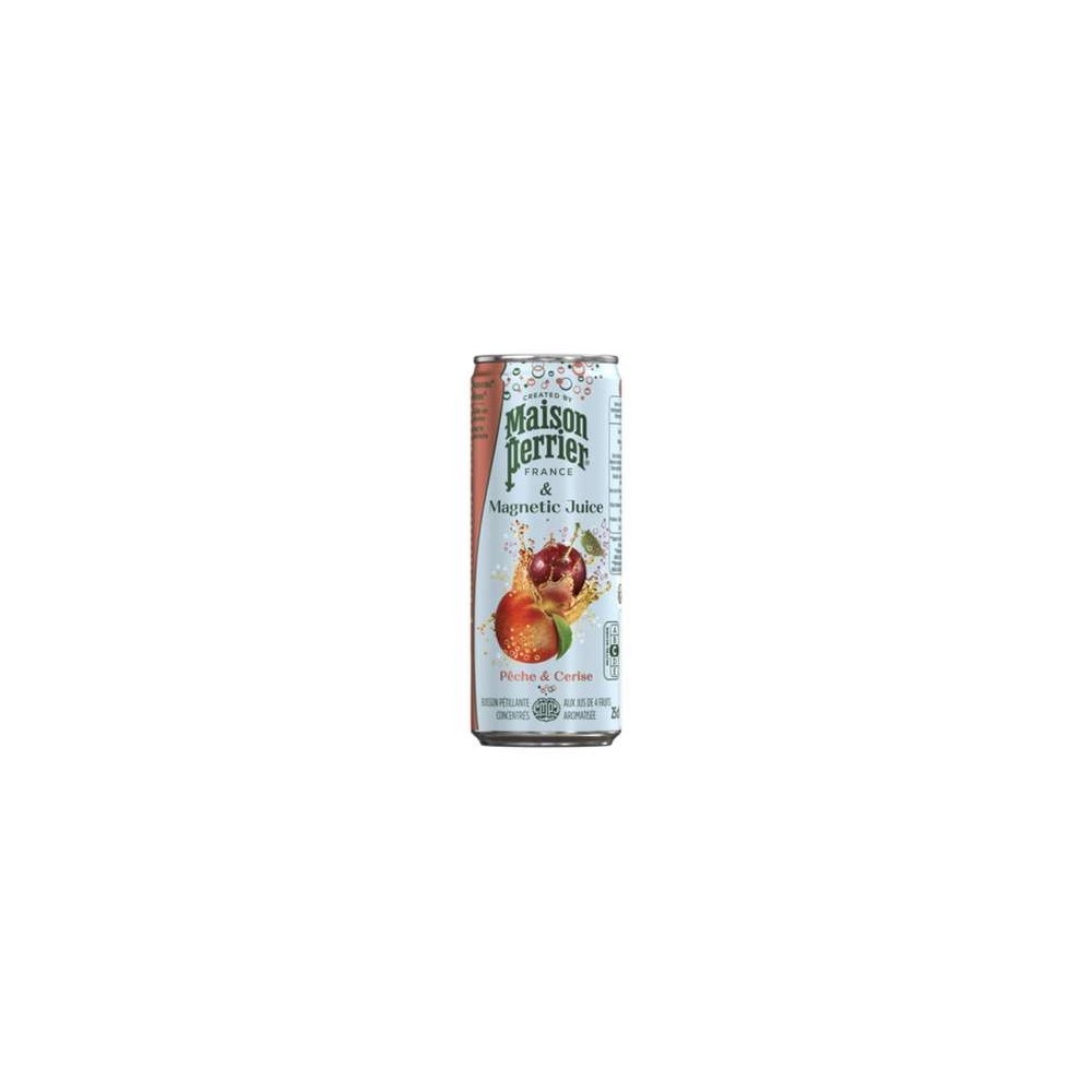 Magnetic juice Pêche/Cerise, Maison Perrier (25 cl)