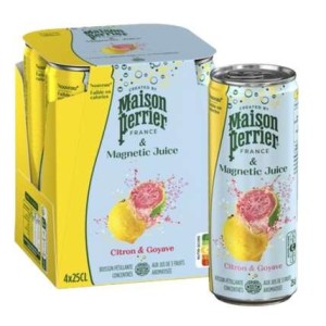 Pack de Magnetic juice Citron/Goyave, Maison Perrier (4 x 25 cl)