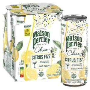 Pack de Citrus Fizz, Maison Perrier Chic (4 x 25 cl)