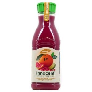 Pur jus orange sanguine grenade orange et citron vert, Innocent (900 ml)