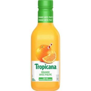 Jus d'orange avec pulpes frais, Tropicana (900 ml)