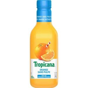 Jus d'orange sans pulpe frais, Tropicana (90 cl)