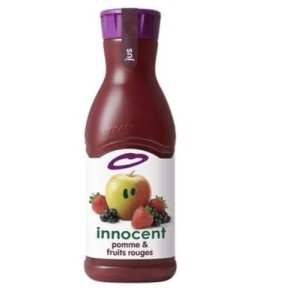 Jus de pommes et fruits rouges, Innocent (900 ml)