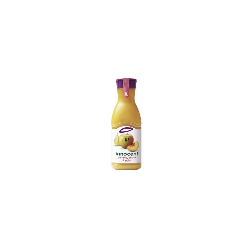 Jus de pommes, poires, pêches frais, Innocent (900 ml)