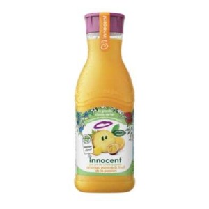 Jus d'ananas, pomme et fruit de la passion frais, Innocent (900 ml)