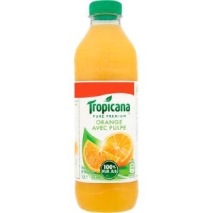 Jus d'orange Pure Premium avec pulpe, Tropicana (1 L)