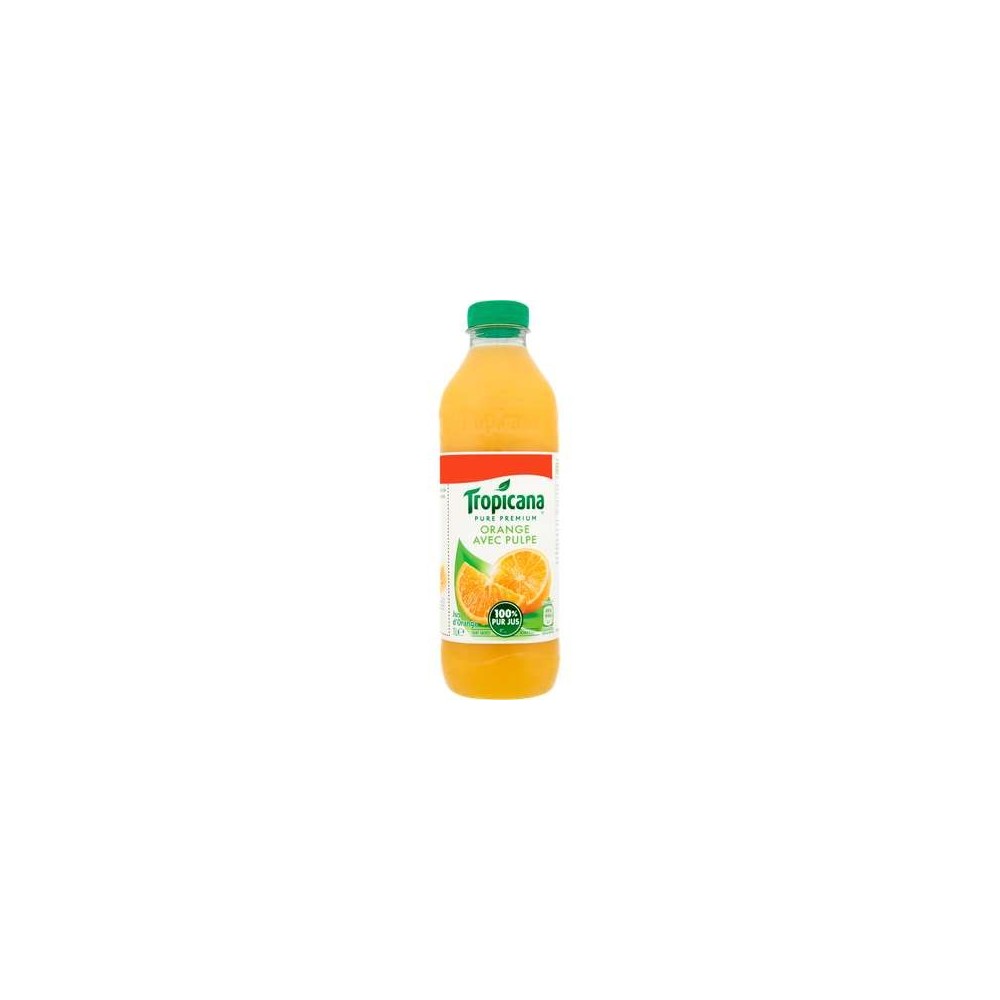 Jus d'orange Pure Premium avec pulpe, Tropicana (1 L)