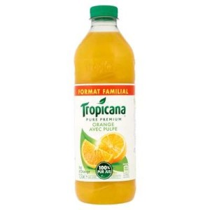 Pur jus d'orange pulpé Pure Premium Tropicana (1.5 L)