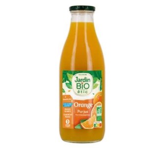 Pur jus d'orange 100% BIO, Jardin Bio (1 L)