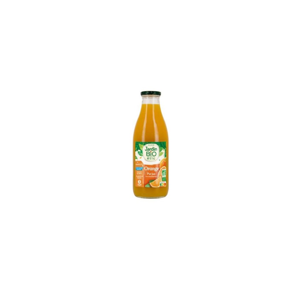 Pur jus d'orange 100% BIO, Jardin Bio (1 L)