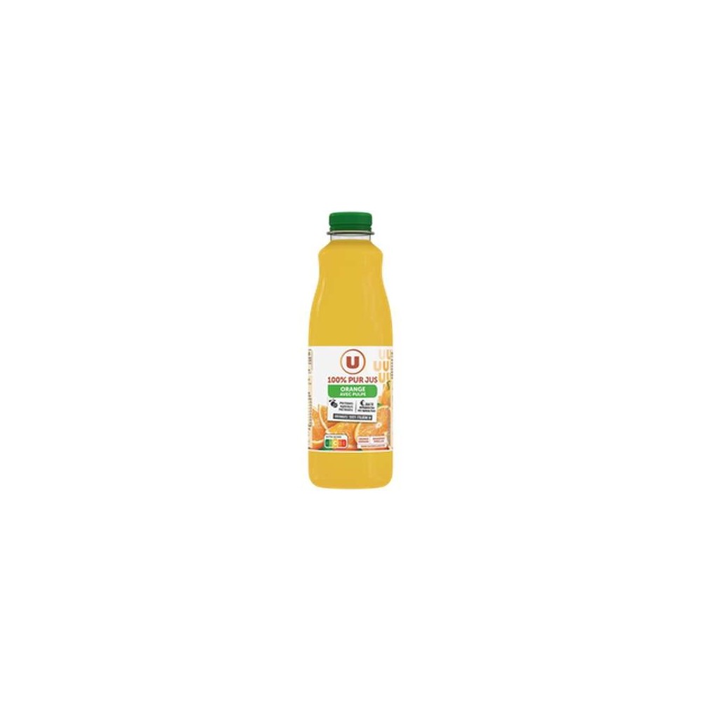 Pur jus d'orange avec pulpe, U (1 L)