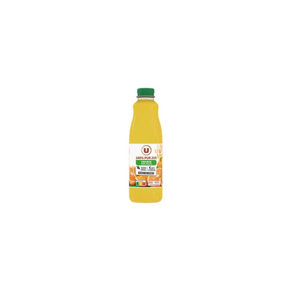 Pur jus d'orange avec pulpe, U (1,5 L)