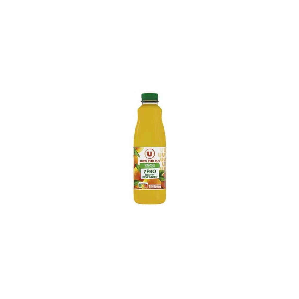 Pur jus d'orange avec pulpe sans pesticides, U (1 L)