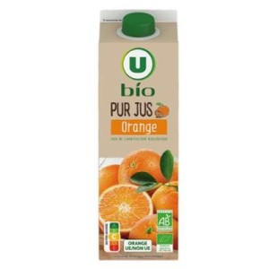 Pur jus d'orange BIO, U (1 L)