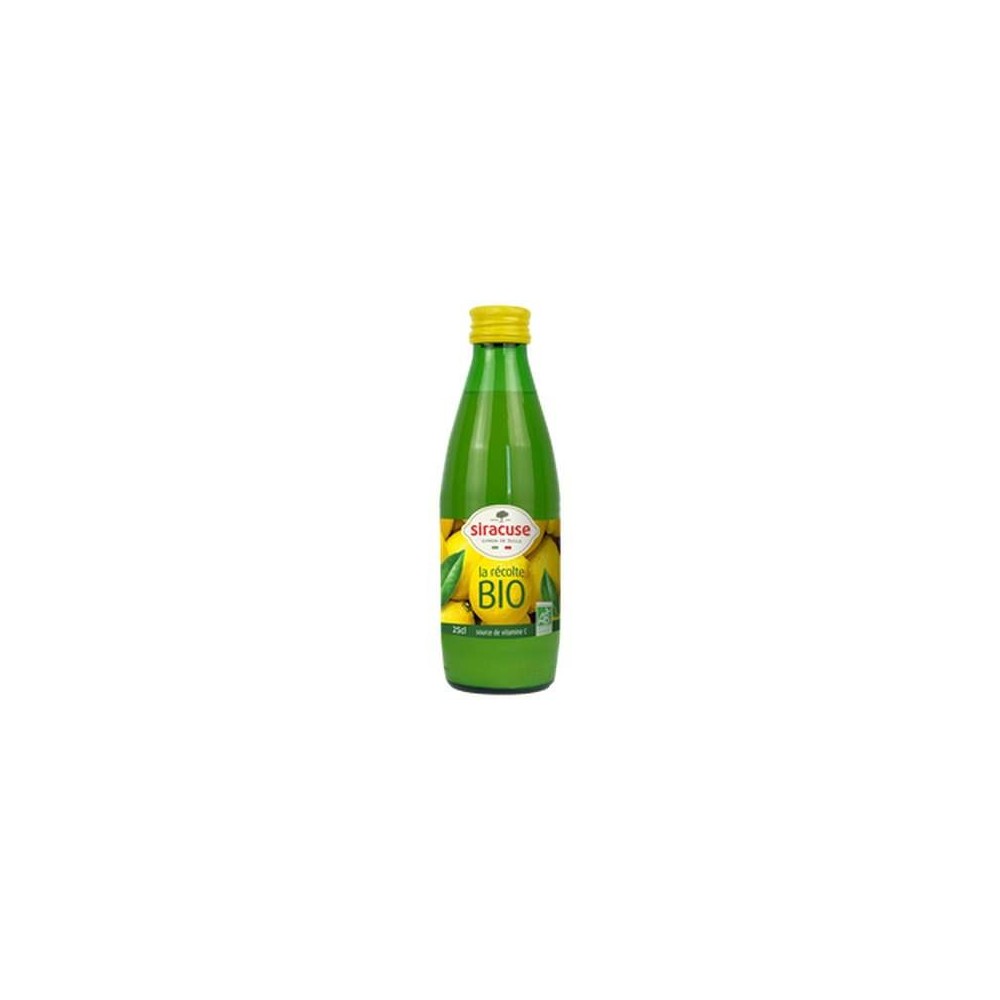 Jus Citron Jaune BIO, Siracuse (25 cl)