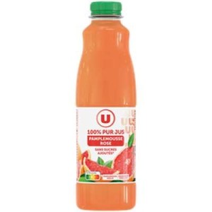 Pur jus de pamplemousse rose, U (1 L)