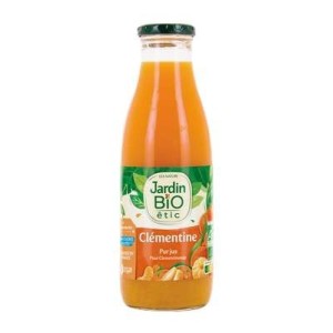 Pur jus de clémentines 100% BIO, JARDIN BIO (75 cl)