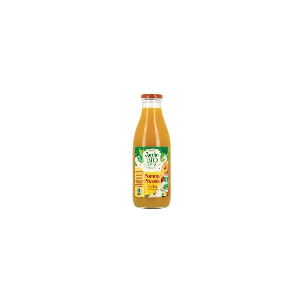 Pur jus de pomme 100% BIO, Jardin Bio (75 cl)