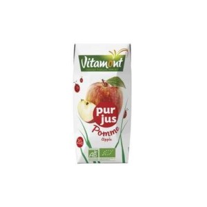 Pur jus de pomme BIO, Vitamont (20 cl)