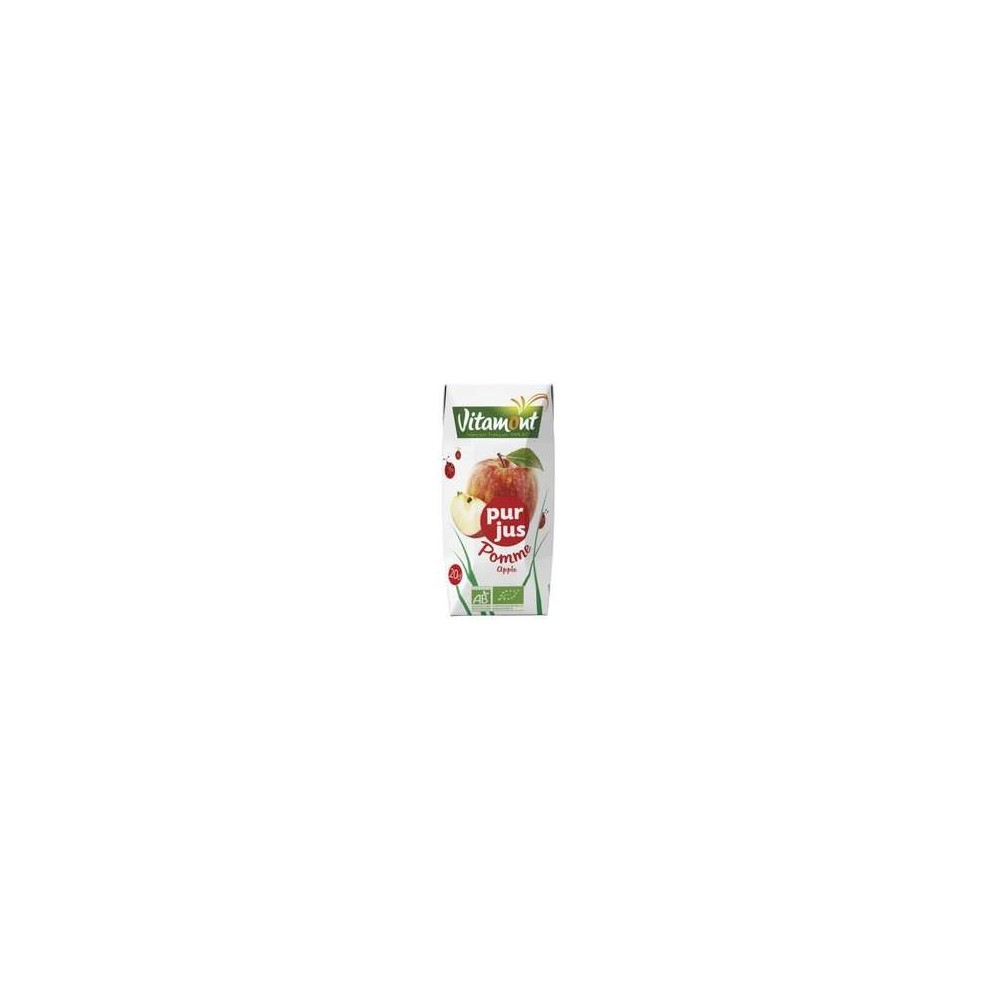 Pur jus de pomme BIO, Vitamont (20 cl)