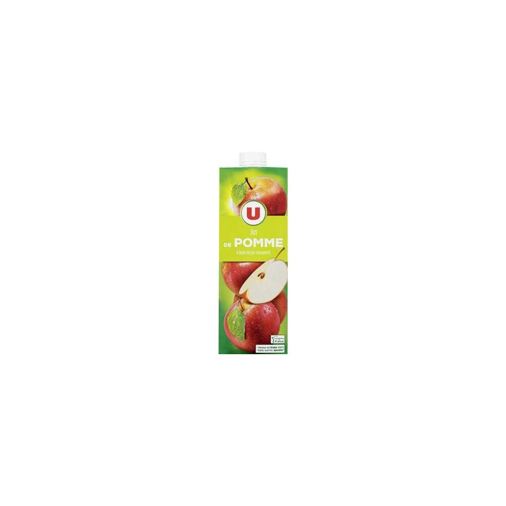 Jus à base de concentré de pomme, U (1 L)