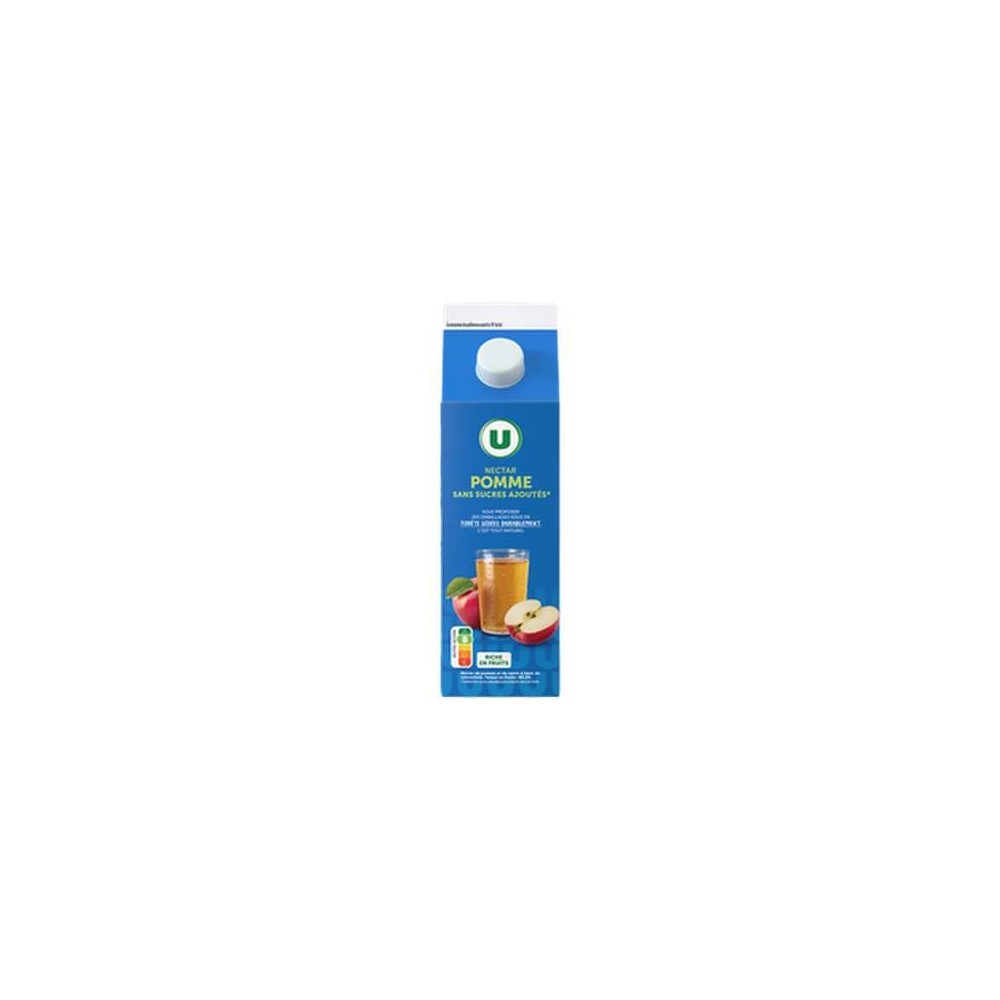 Nectar de pomme sans sucres ajoutés, U (2 L)