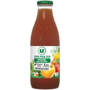 Pur jus de pomme non traitées, U (1 L)