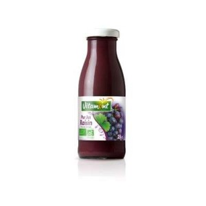 Mini pur jus raisin rouge BIO, Vitamont (25 cl)