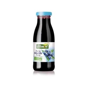 Mini pur jus de myrtille BIO, Vitamont (25 cl)