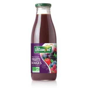 Douceur fruits rouges (raisin, myrtille, mûre, cassis, framboise, fraise) BIO, Vitamont (75 cl)