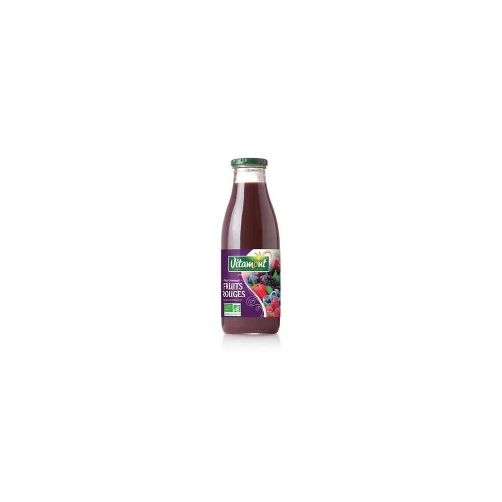 Douceur fruits rouges (raisin, myrtille, mûre, cassis, framboise, fraise) BIO, Vitamont (75 cl)