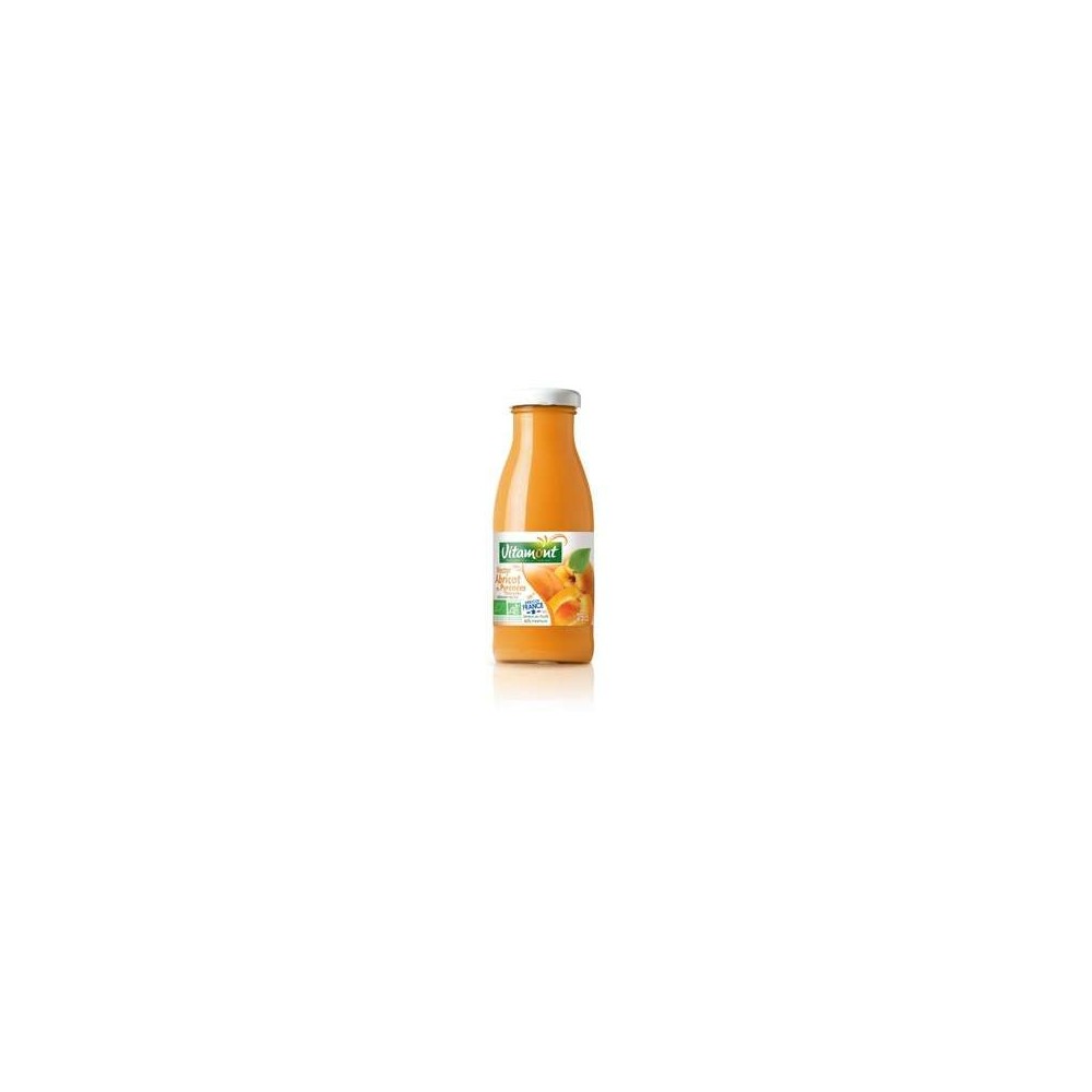 Mini nectar abricot des Pyrénées Orientales BIO, Vitamont (25 cl)